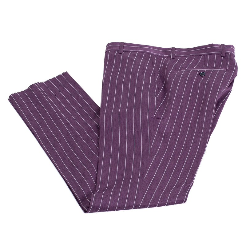 Chauncey | Purple Pinstripe 3-Piece Tailored-Fit Suit