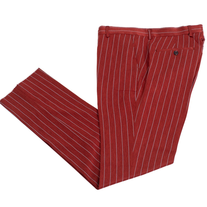 Chauncey | Red Pinstripe 3-Piece Tailored-Fit Suit