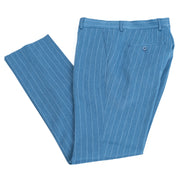 Chauncey | Turquoise Pinstripe 3-Piece Tailored-Fit Suit