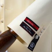 Ezekial | Cream Solid 3-Piece Tailored-Fit Suit