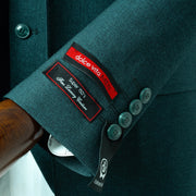 Ezekial | Forest Green Solid 3-Piece Tailored-Fit Suit