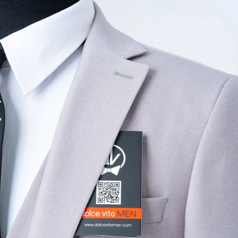 Ezekial | Gray Solid 3-Piece Tailored-Fit Suit