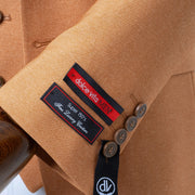 Ezekial | Mocha Solid 3-Piece Tailored-Fit Suit