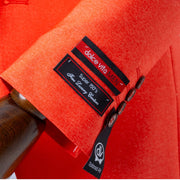 Ezekial | Pomegranate Solid 3-Piece Tailored-Fit Suit