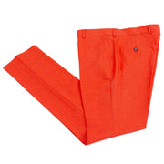 Ezekial | Pomegranate Solid 3-Piece Tailored-Fit Suit