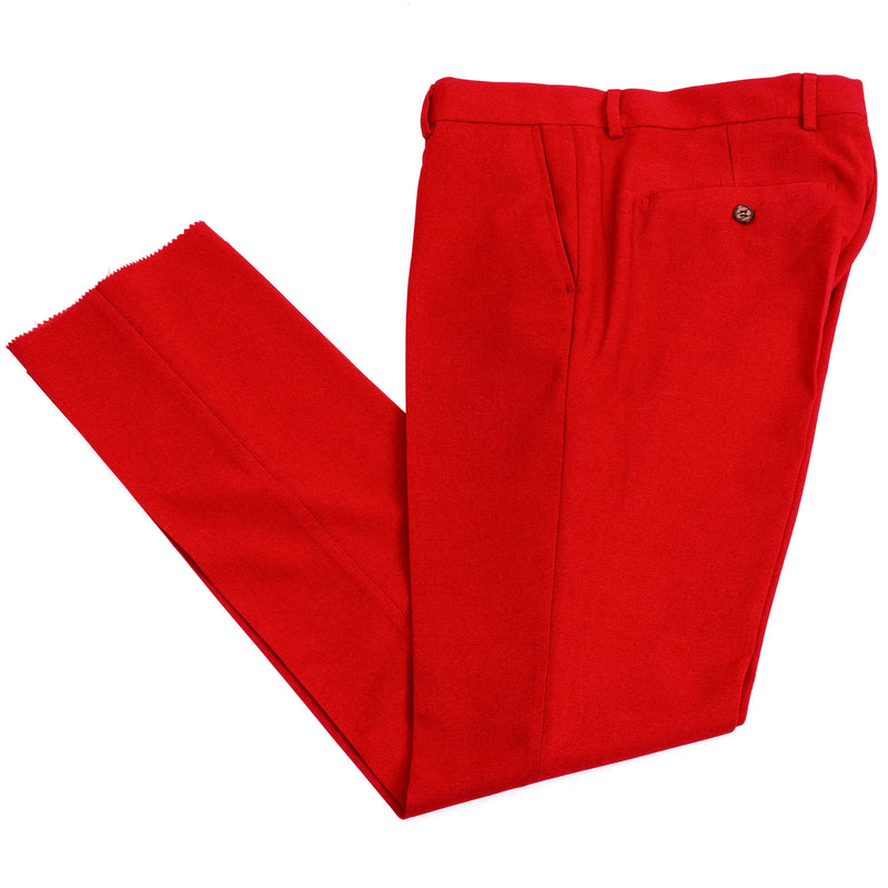 Ezekial | Red Solid 3-Piece Tailored-Fit Suit