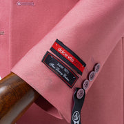 Ezekial | Rose Solid 3-Piece Tailored-Fit Suit