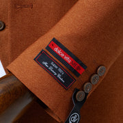 Ezekial | Brown Solid 3-Piece Tailored-Fit Suit