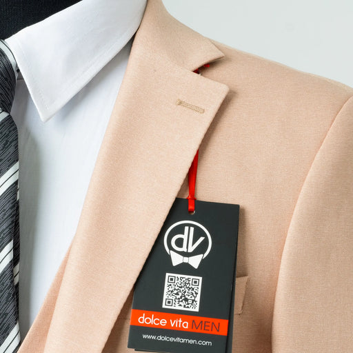 Ezekial | Tan Solid 3-Piece Tailored-Fit Suit