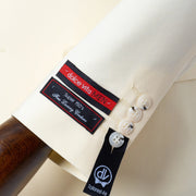 Dutch | Cream Double-Breasted 2-Piece Tailored-Fit Suit