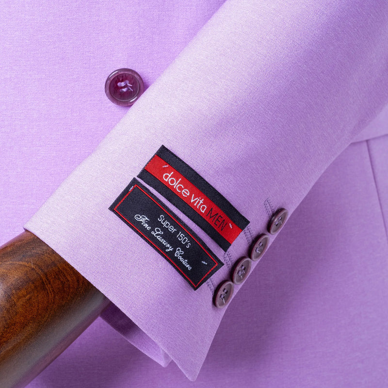 Dutch | Lavender Double-Breasted 2-Piece Tailored-Fit Suit