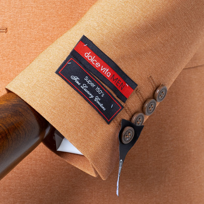 Dutch | Mocha Double-Breasted 2-Piece Tailored-Fit Suit