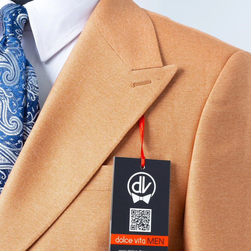 Dutch | Mocha Double-Breasted 2-Piece Tailored-Fit Suit