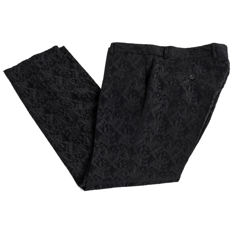 Gianni | Black with White Velvet Lapel 3-Piece Tailored-Fit Tuxedo