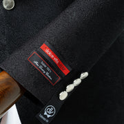 Carlo | Black and Red Satin 2-Piece Tailored-Fit Tuxedo