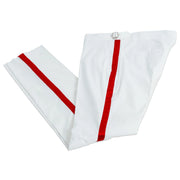 Carlo | White and Purple Satin 2-Piece Tailored-Fit Tuxedo