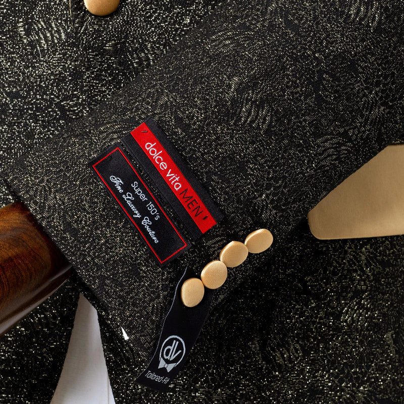 Cedric | Gold Splash Tailored-Fit Jacket