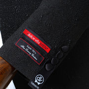 Cedric | Black Splash Tailored-Fit Jacket