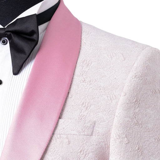 Cedric | Dusty Rose Splash Tailored-Fit Jacket