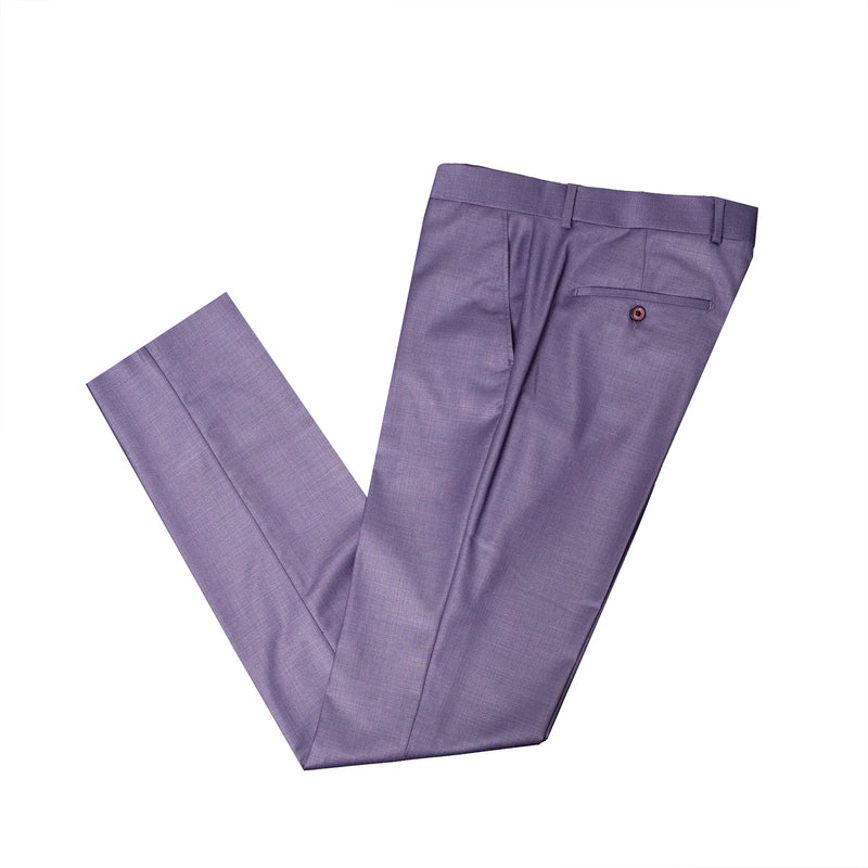 Vincenzo | Eggplant 3-Piece Tailored-Fit Suit