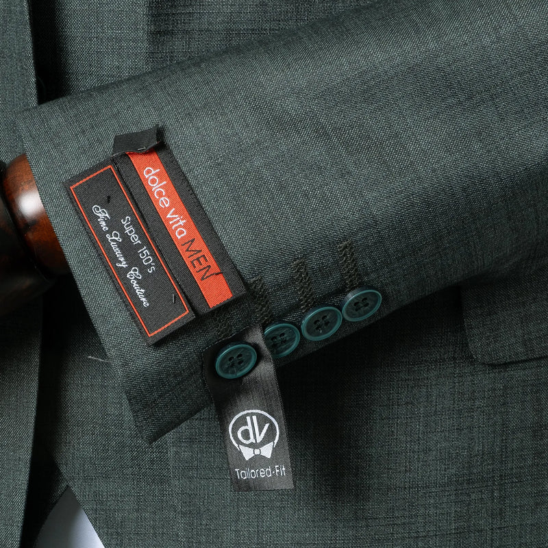Vincenzo | Forest Green 3-Piece Tailored-Fit Suit