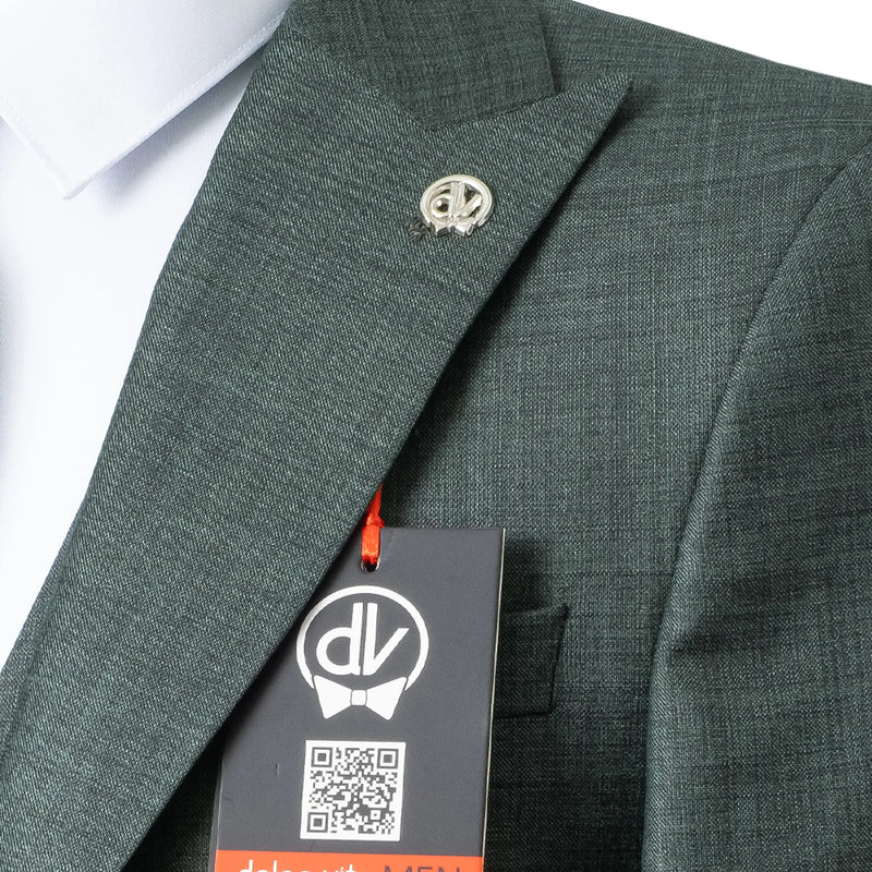 Vincenzo | Forest Green 3-Piece Tailored-Fit Suit