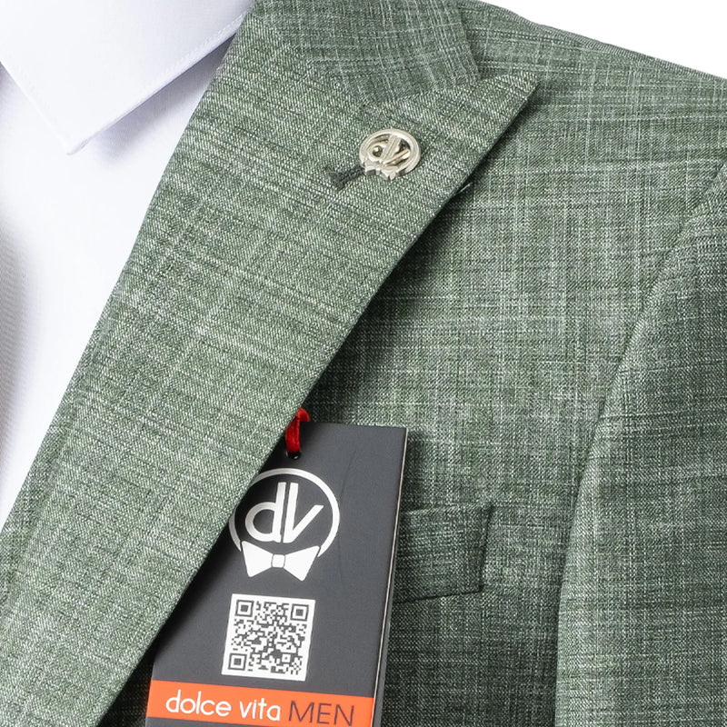 Vincenzo | Hunter Green 3-Piece Tailored-Fit Suit