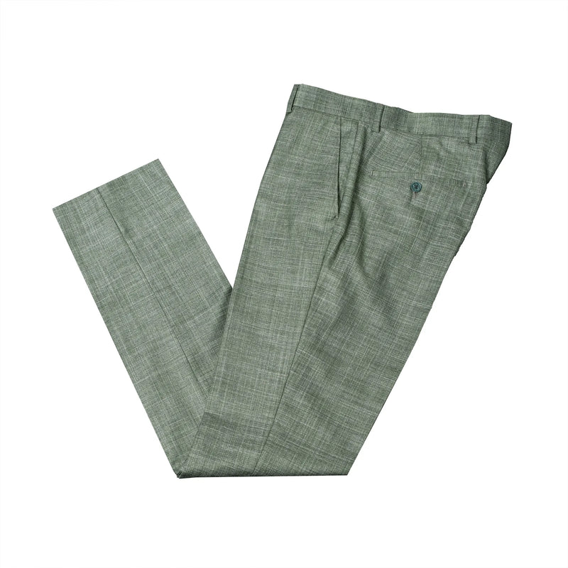 Vincenzo | Hunter Green 3-Piece Tailored-Fit Suit