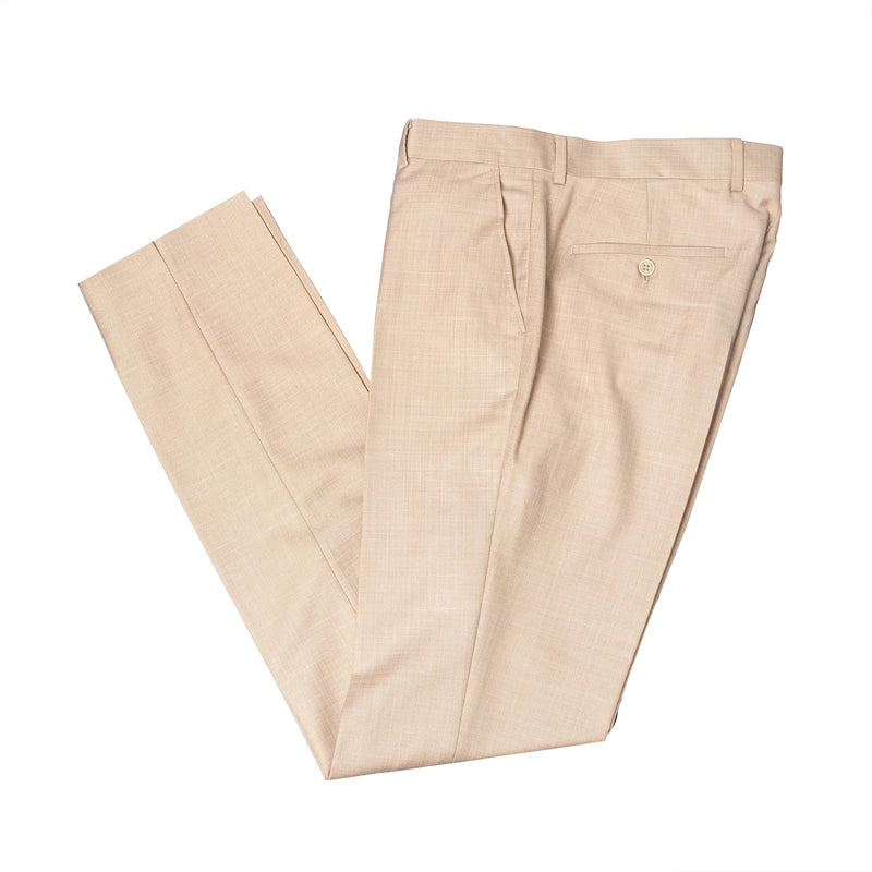 Vincenzo | Khaki 3-Piece Tailored-Fit Suit