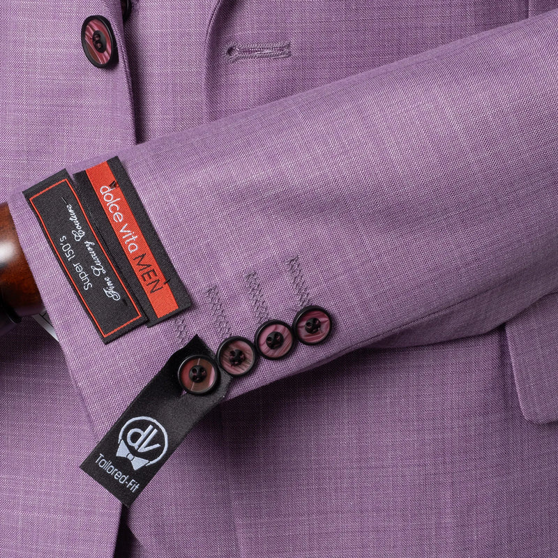 Vincenzo | Lilac 3-Piece Tailored-Fit Suit