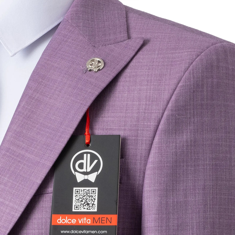 Vincenzo | Lilac 3-Piece Tailored-Fit Suit