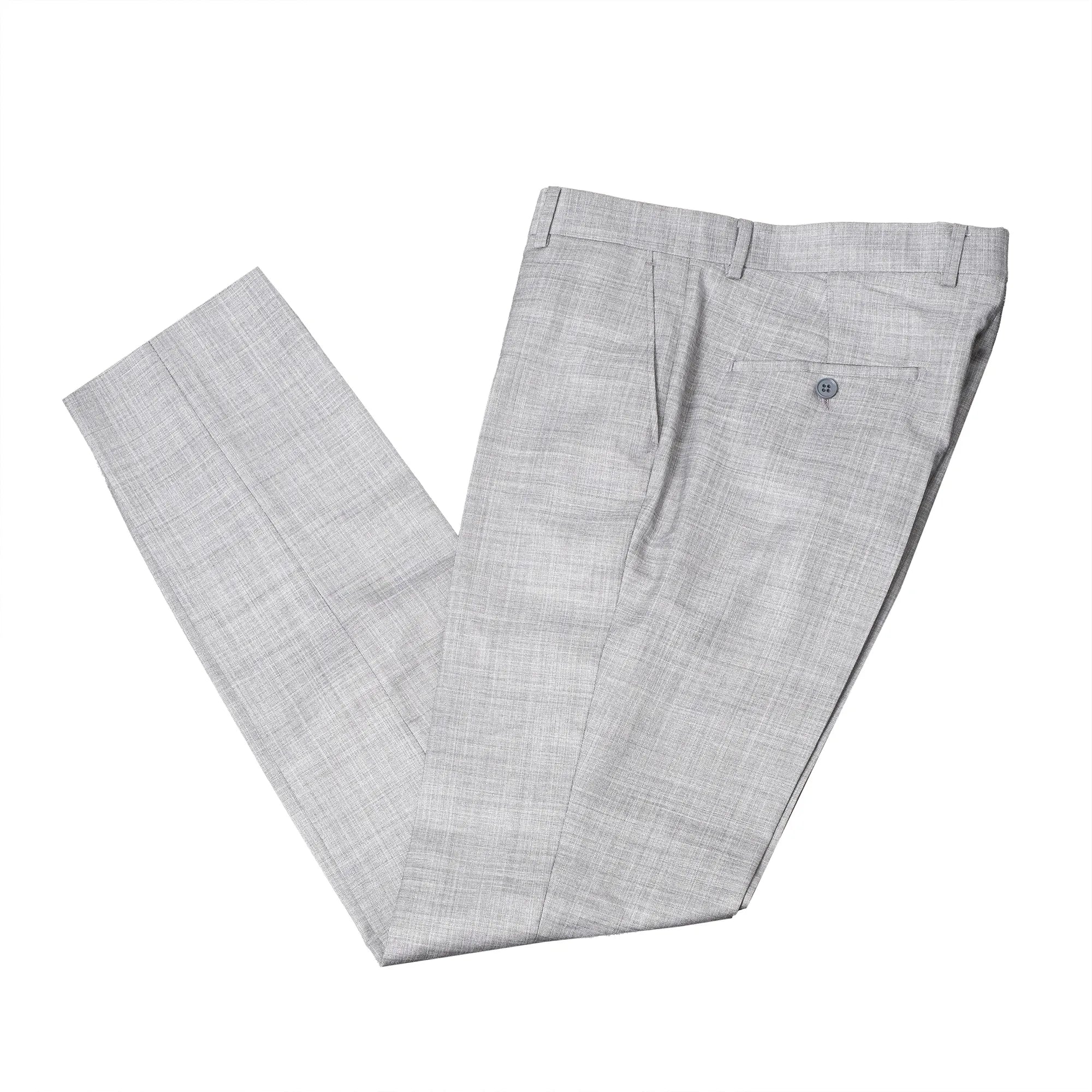 Vincenzo | Medium Gray 3-Piece Tailored-Fit Suit