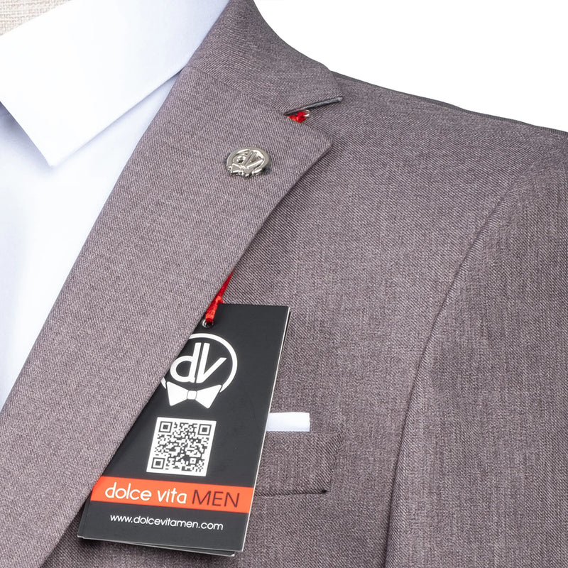 Maximo | Gray Twill 3-Piece Tailored-Fit suit