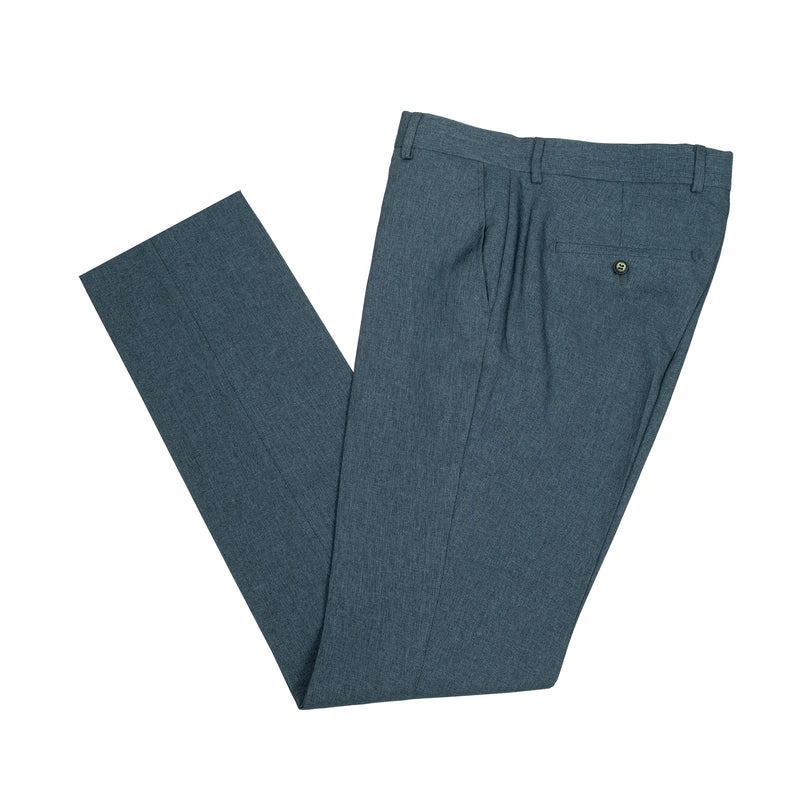 Maximo | Teal Twill 3-Piece Tailored-Fit suit