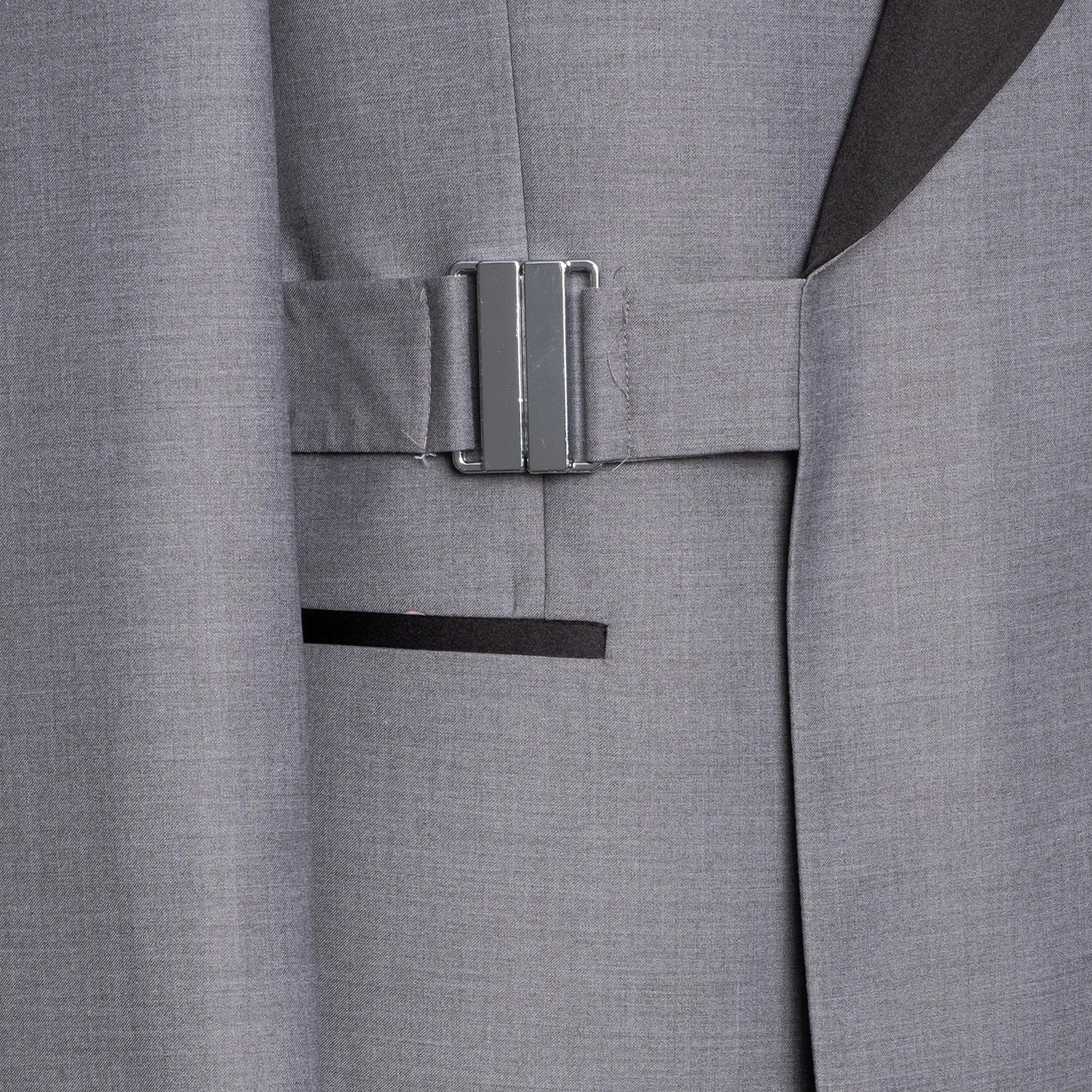 Darius | Gray 2-Piece Double-Breasted Tailored-Fit Tuxedo