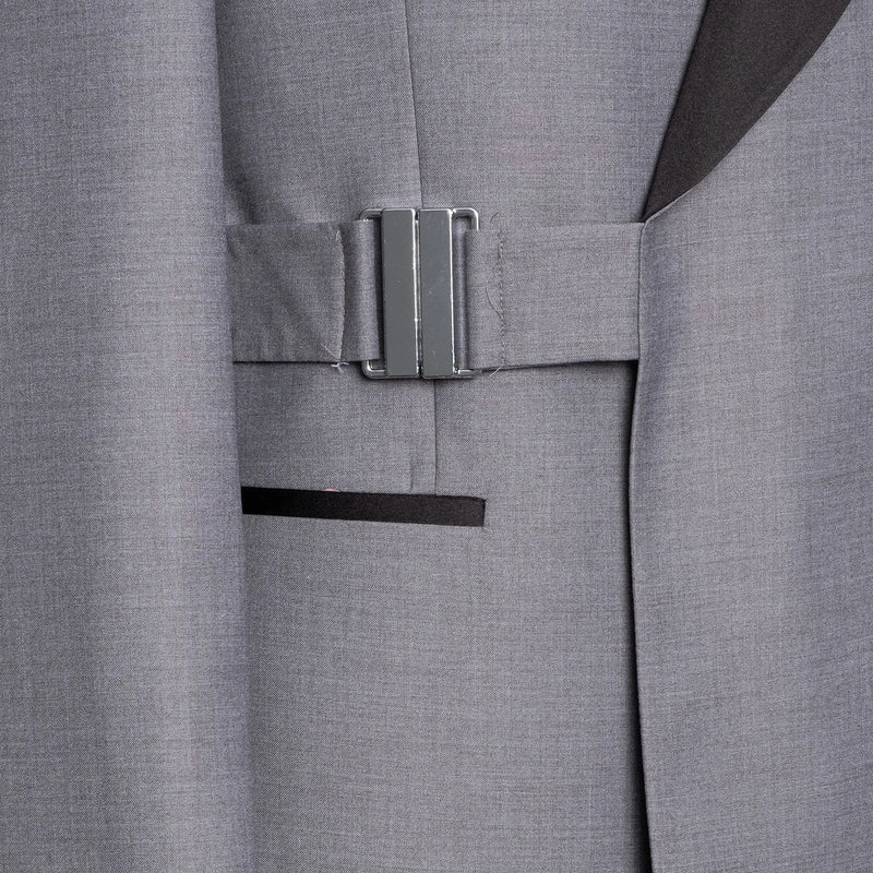 Darius | Gray 2-Piece Double-Breasted Tailored-Fit Tuxedo