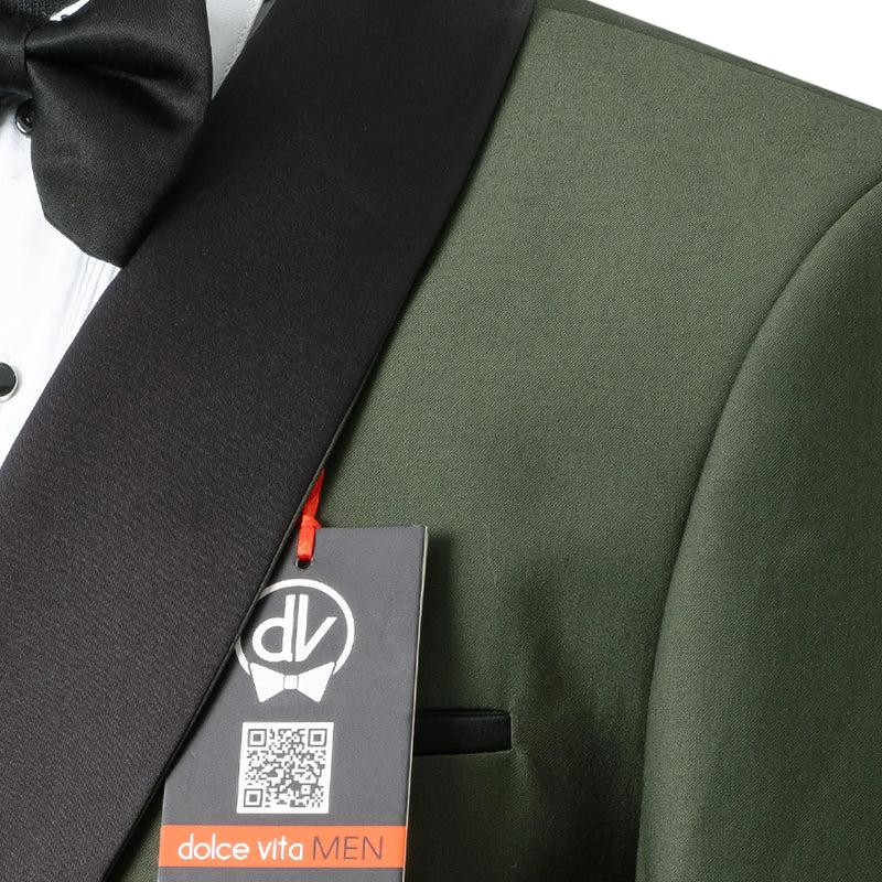 Darius | Hunter Green 2-Piece Double-Breasted Tailored-Fit Tuxedo