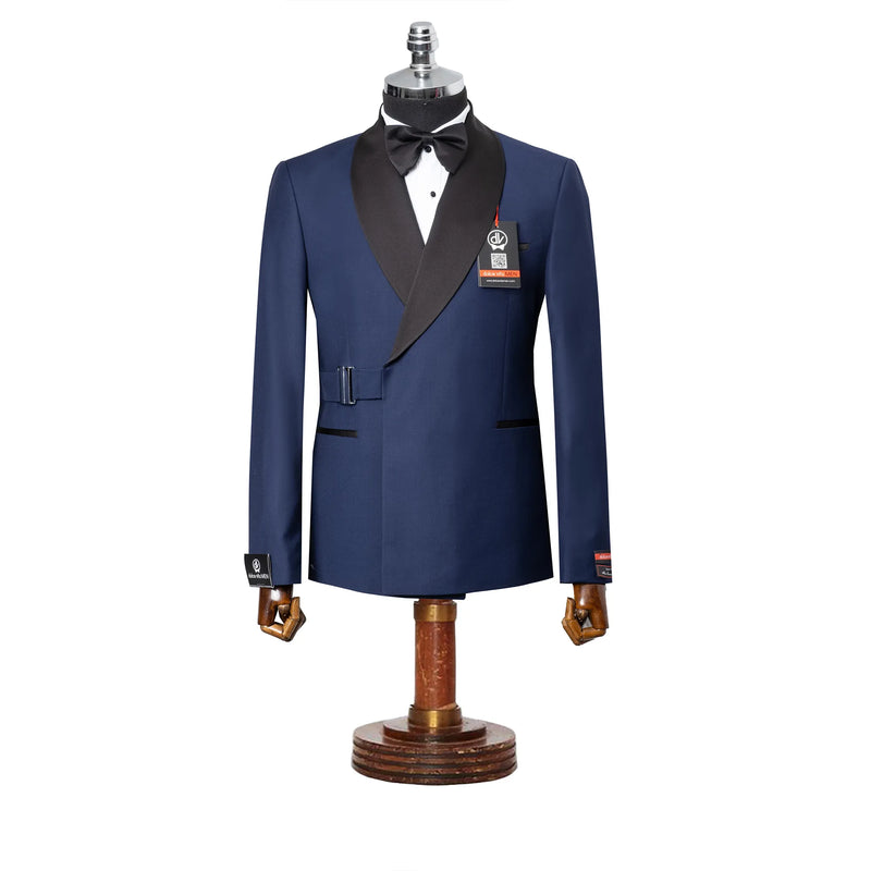 Darius | Navy 2-Piece Double-Breasted Tailored-Fit Tuxedo