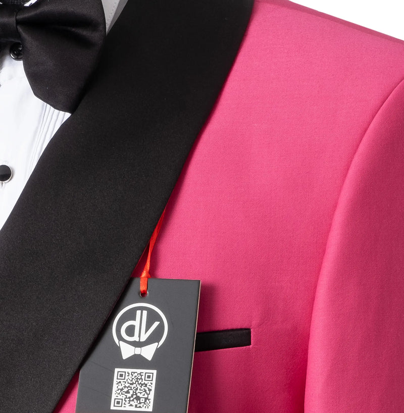 Darius | Pink 2-Piece Double-Breasted Tailored-Fit Tuxedo