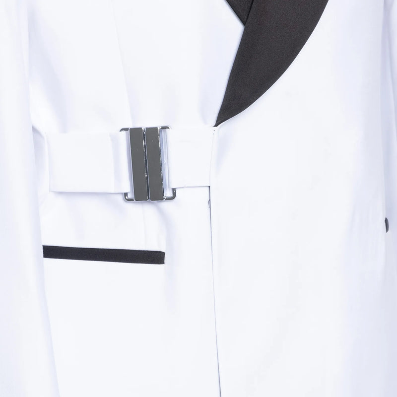 Darius | White 2-Piece Double-Breasted Tailored-Fit Tuxedo