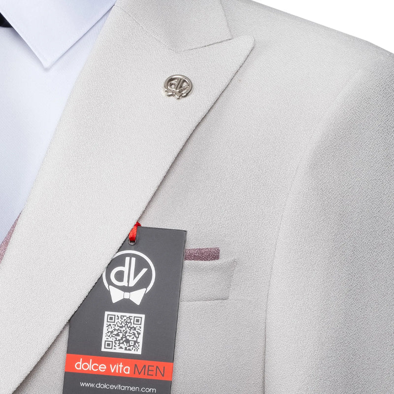 Isaac | Ash Gray 3-Piece Tailored-Fit Suit