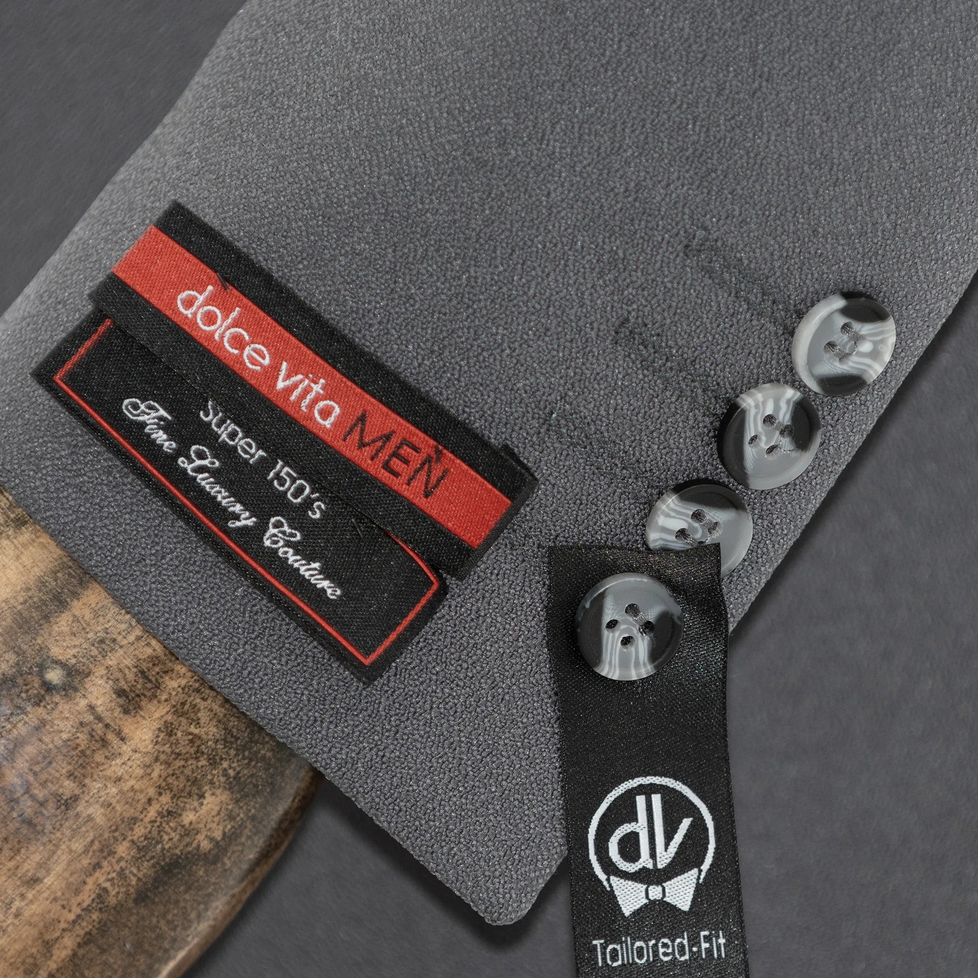 Isaac | Charcoal 3-Piece Tailored-Fit Suit