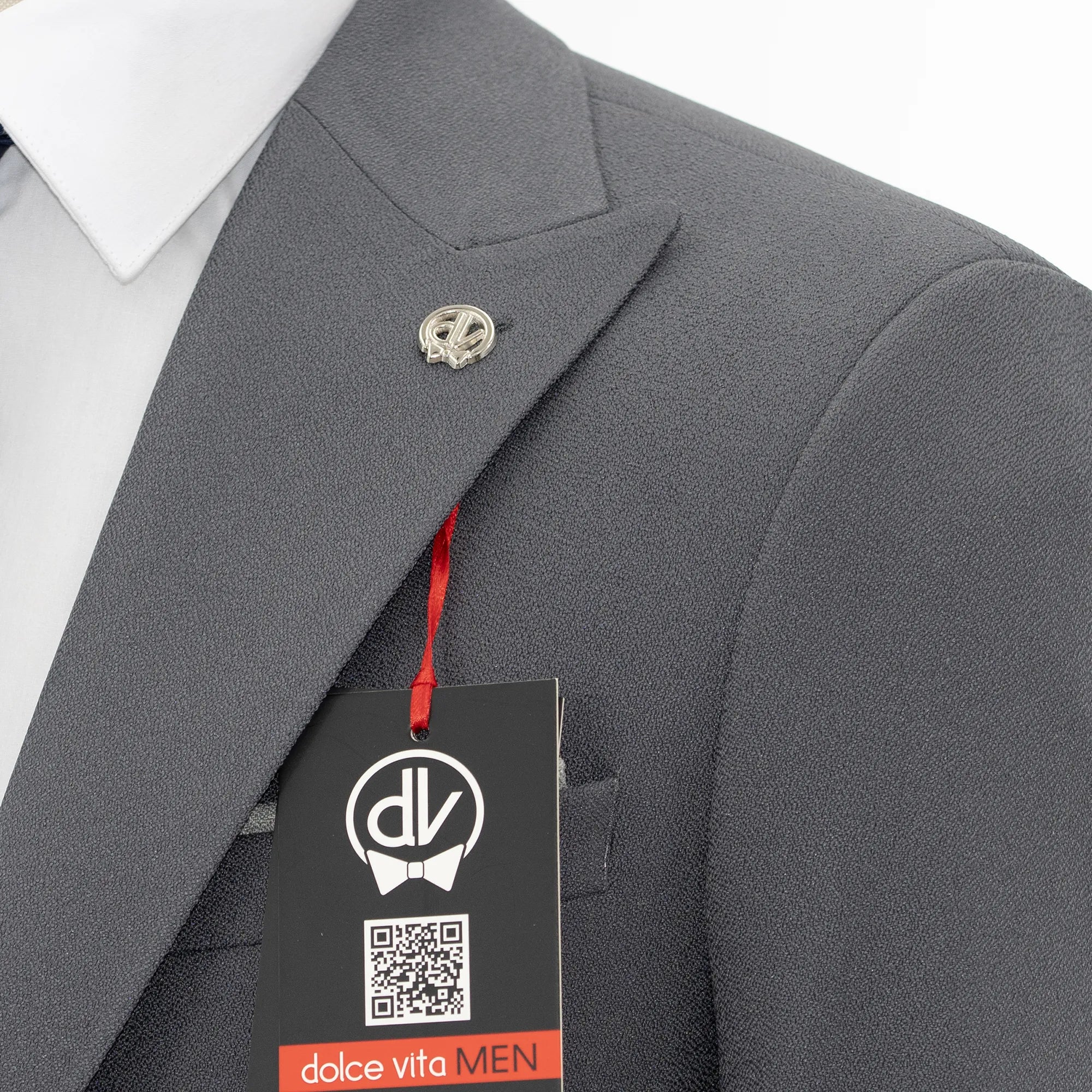 Isaac | Charcoal 3-Piece Tailored-Fit Suit