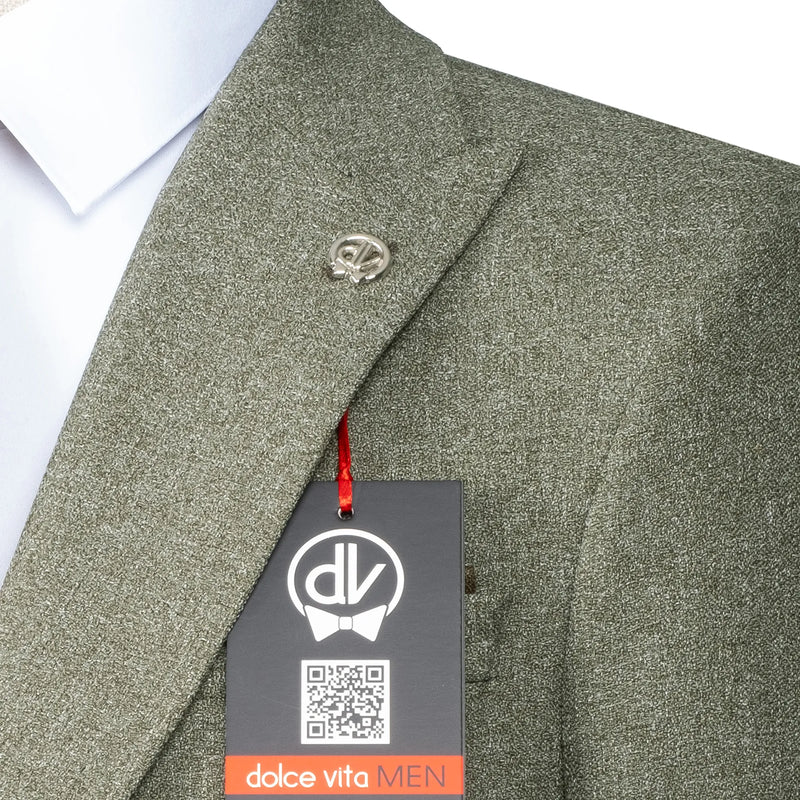 Isaac | Hunter Green 3-Piece Tailored-Fit Suit