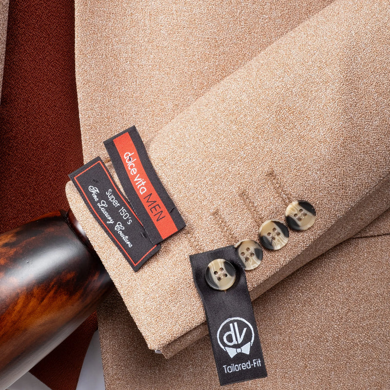 Isaac | Beige 3-Piece Tailored-Fit Suit