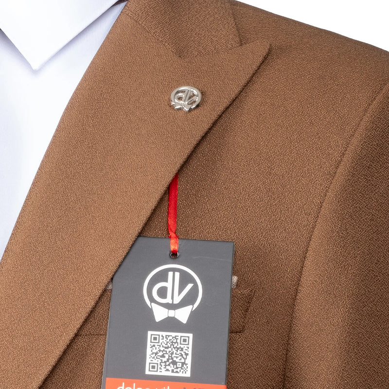 Isaac | Taupe 3-Piece Tailored-Fit Suit