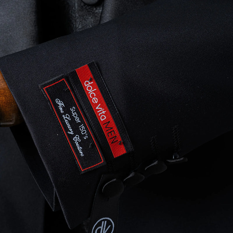 Marcus | Black 3-Piece Tailored Fit Tuxedo