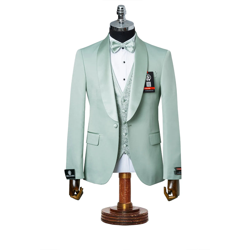 Marcus | Mint 3-Piece Tailored Fit Tuxedo