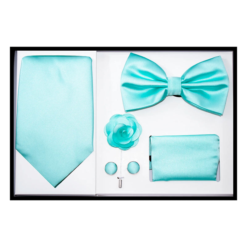 Solid Satin 5-Piece Accessory Set
