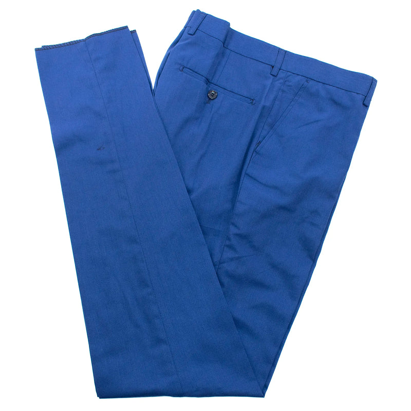 Men's Solid Blue 2-Piece Slim-Fit Suit